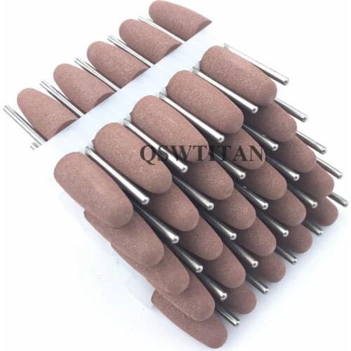 50PCS DENTAL SILICONE polishers 2.35mm Resin burs Diamond Acrylic Polishing Burs