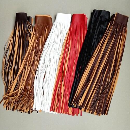 55cm single-sided PU large lace tassel row beard mustache ears for skirt pants clothes hem accessories