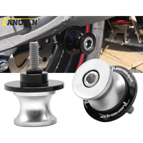 Motorcycle Accessories 6mm Swingarm Sliders Spools Stand Bobbins CNC Aluminum Alloy For Aprilia Tuono V4R 2009-2014 2010 2011