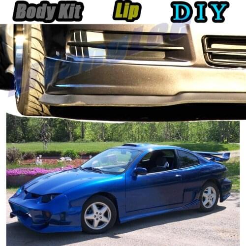 Car Bumper Lip Front Spoiler Skirt Deflector For Pontiac Sunfire 1995~2005 Tune Car Modified Body Kit VIP Hella Flush Lips