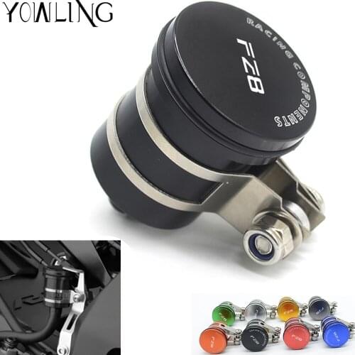 CNC Rear Brake Fluid Reservoir Clutch Tank Oil Fluid Cup Cover For Yamaha FZ800 FZ-8N FZ8 N/S FZ8N 2010 2011 2012 2013 2014 2015