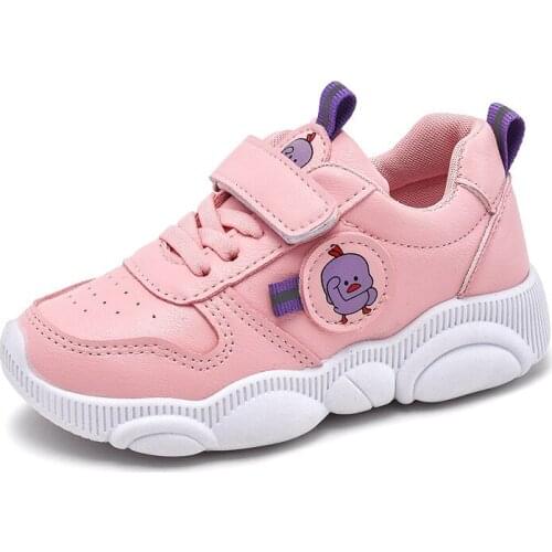Kids Shoe For Girl Boys Students Run Tennis Shoes Velvet Sports Small White Shoes New Anti-slip Spring Summer Autumn Winter