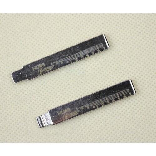 HU83 Engraved Line Key Blade For Peugeot 508 Citroen Scale Shearing Teeth Cutting Key Blank With Groove 2 IN 1 (No 54)