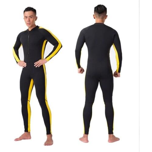2MM Neoprene Wetsuit Scuba diving suit men spearfishing Snorkeling Surfing swimsuit winter thermal Longsleeved one-piece wetsuit