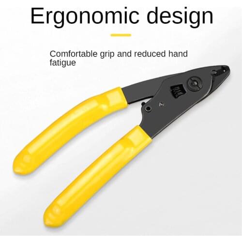 Nomile Pliersv CFS-2 Double-mouth Pliers Optical Wire Stripping Pliers Rubber-covered Wire Optical Cable Coating Fiber Optic