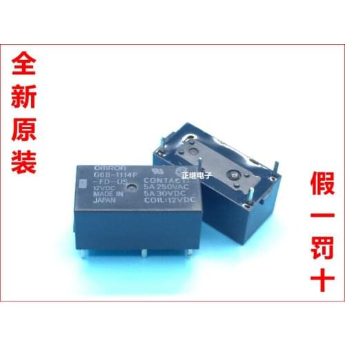 New and original Relays G6B-1114P-FD-US 12VDC