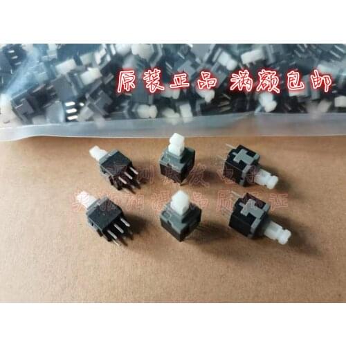 Original New 100% self-locking switch power switch 6pin button mixer with lock switch 10*10*17.5MM
