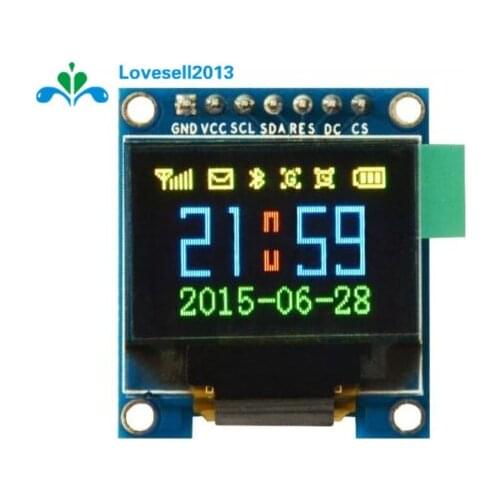 0.95 Inch SPI Full Color OLED Display DIY Module 96x64 LCD For Arduino SSD1306 Driver IC Top Quality