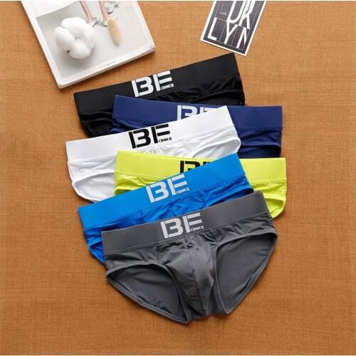 Dropshipping Men Underwear Male Underpants Pants Low Rise Men Underwear Comfortable Breathable Briefs New Mens Briefs Slip