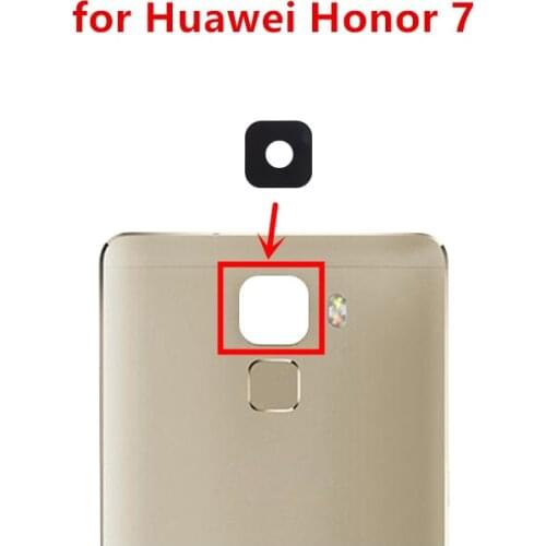 2pcs for huawei honor 7 Camera Glass Lens Back Rear Camera Glass Lens with Glue Replacement Repair Spare Parts