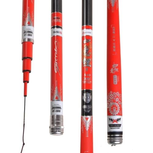 Telescopic 28 tone handcuffs high carbon light and hard3.6M 3.9M 4.5M 4.8M 5.4M 5.7M 6.3M 7.2M 8.1Mlong section carp fishing rod