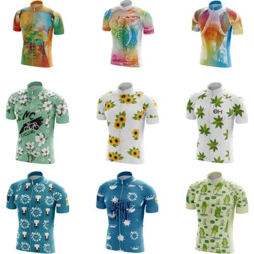 HIRBGOD 2021 Summer New Male Bike Wear Quick-Drying Outdoor Riding Sportswear for American Series Mens Cycling Jersey,TYZ219-01