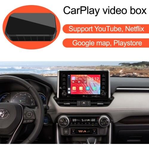 Video AI Box for Toyota Camry Corolla Highlander Honda CIVIC UR-V Accord with CarPlay, Supports Mirror Link Multimedia Android