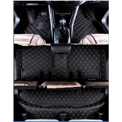 High quality mats! Custom special floor mats for Ford Expedition 7 seats 2018 2017 waterproof rugs durable carpets,Free shipping