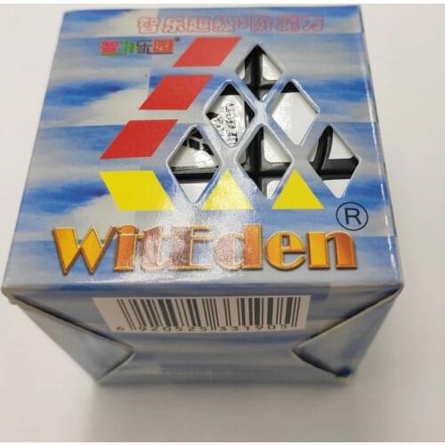 WitEden Super 3x3 Crazy cube Black Magic Speed Cube Cubo Magico Educational Toy Gift Idea