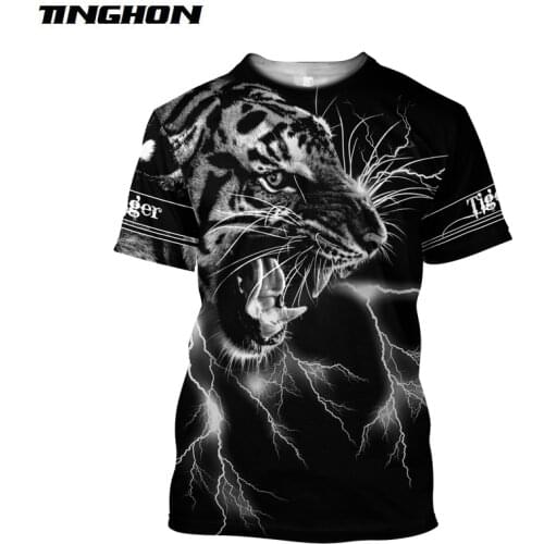 XS-7XL Summer Men t-shirt Premium Tiger Skin 3D Printed T-Shirt Harajuku Casual short Sleeve Tee shirts Unisex tops TM011