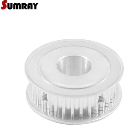 SUMRAY 5M 30T Timing Belt Pulley 6/6.35/8/10/20/25mm Bore Gear Belt Pulley 16mm Width Toothed Wheel Pulley For 15mm Timing Belt