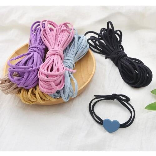 3.5mm 5M/lot Nylon Elastic Rope Cord String Strap For Handmade DIY Sewing Accessories Supplies