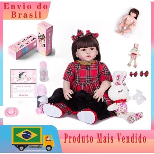 57 CM Silicone Full Body Reborn Doll Babies Girl KEIUMI Lifelike Princess Newborn Dress Up Doll Bonecas For Childrens Day Gifts