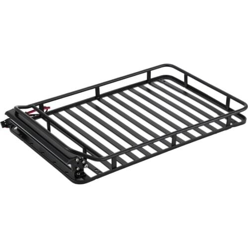 Luggage Carrier Roof Rack With LED Light Bar For TRX4 SCX10 RC4WD GEN8 Axial SCX10 III Fine Workmanship