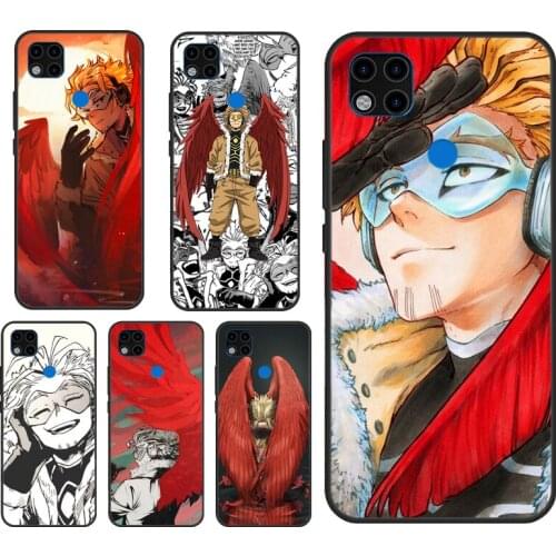 Hawks My Hero Academia Case For Xiaomi Redmi Note 10 Pro Case For Redmi Note 9 Pro 7 8 8T 9S 9A 9C 9T Back Cover
