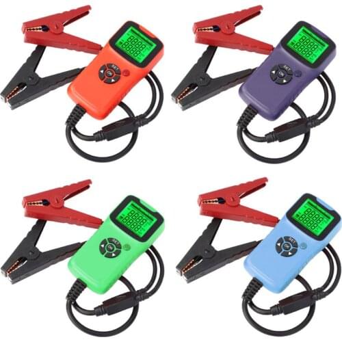 Digital 12V Car Battery Tester Vehicle Car LCD Battery Test Analyzer Auto System Voltage ohm CCA Test Diagnostic Tools