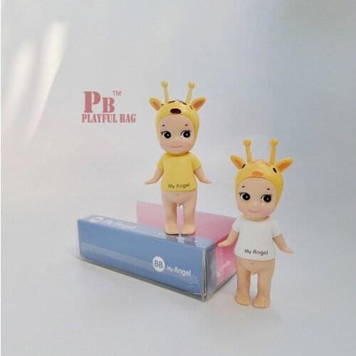 2017 2pcs/set sonny angel action figure Rare animals series angel doll figures toys cute animal collection toy kids best gifts