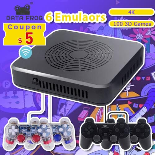 RETROMAX WiFi HDMI Video Game Console For PS/PSP 16 Emulators Retro Game Built-in 100 3D Games+2900 Games Support 4 Player
