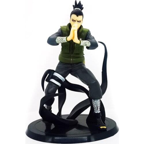 16CM Classic Anime Naruto Character Nara Shikamaru Uzumaki Action Doll Boxed Model Toy Doll Friends Childrens Gifts Collectibles