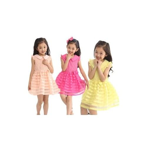 Princess Summer Tutu Dress Cute Girls Clothes
