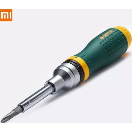 Xiaomi Two-way ratchet multi-function screwdriver set 19 In 1 Replaceable ratchet Hand Screw Driver