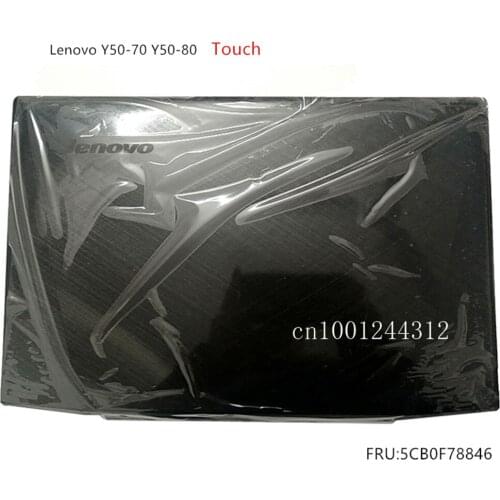 New Original for laptop Lenovo Y50-70 LCD Rear Top Lid Back Cover Touch Screen Version 5CB0F78846