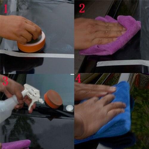 Car Polishing Wheel With Handle Waxing Tool Waxing Sponge Polishing Wheel With Towel Density Medium Disc Car Cleaning New