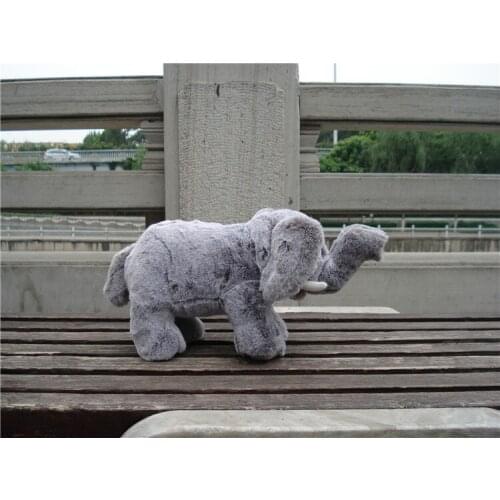 Lifelike toy about 30cm gray elephant plush toy soft doll kids' toy birthday gift h0455