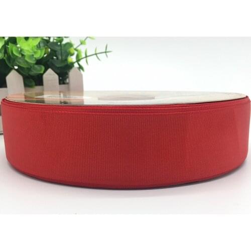 5 yards High Quality Ribbon 6/10/15/20/25/38/50mm Wedding Decoration Grosgrain Ribbon Gift Wrapping Christmas Ribbon #Red