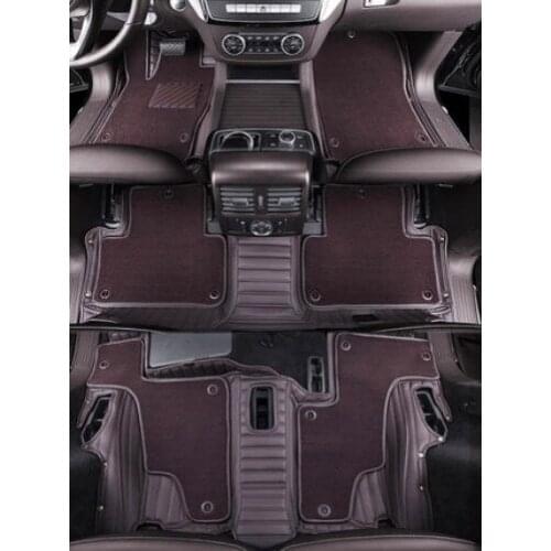 High quality! Custom special car floor mats for Hyundai Palisade 7 8 seats 2021 durable double layers carpets for PALISADE 2020