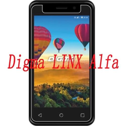 Smartphone 9H Tempered Glass for Digma LINX Alfa 3G 4" Protective Film Screen Protector cover phone