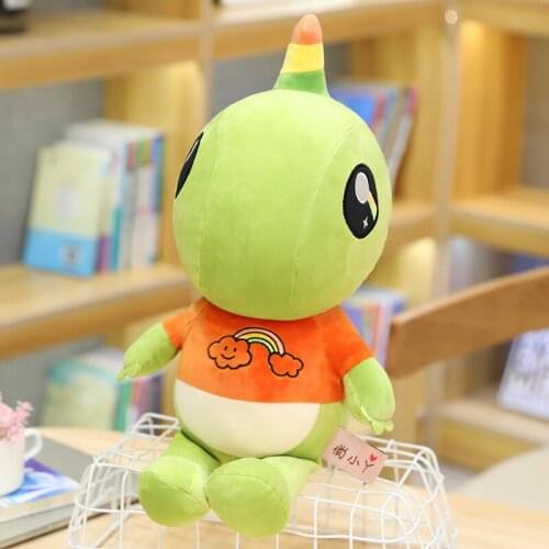 1pcs 30/50/70/100cm One horned dinosaur plush toy doll sleeping cute bed super soft baby pillow nice gift for girls