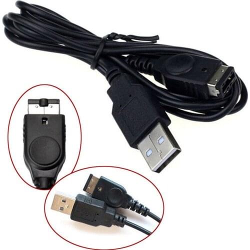 1PC Black USB Charging Advance Line Cord Charger Cable For/SP/GBA/GameBoy/NS/DS Hot Sale