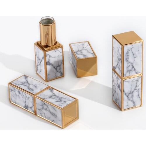 10/30/50pcs 12.1mm Square Empty Lipstick Tubes Container High Quality DIY Lip Balm Tube Refillable Cosmetic Bottle