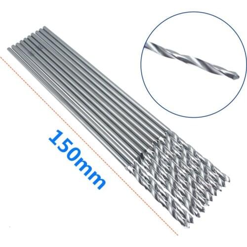 10PCS 150mm Drill Bits Stainless steel Orthopedics Practice Instrument