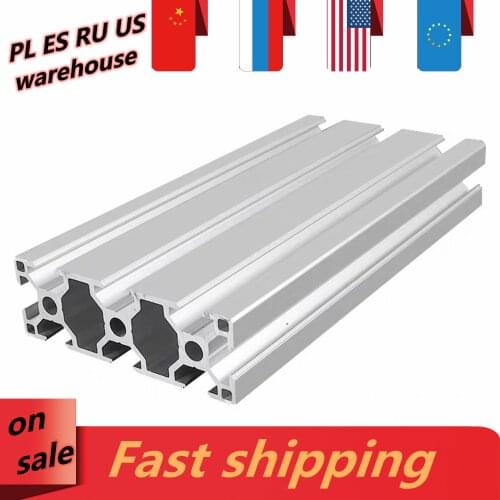 3090 Aluminum Extrusion Profile Length 100mm-550mm European Standard Anodized For CNC 3D Printer Parts
