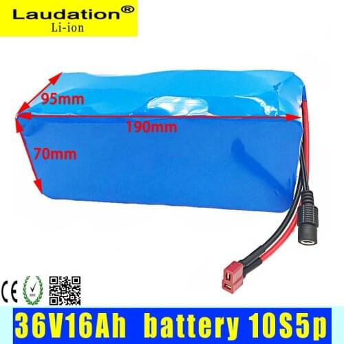 36 Battery with BMS 10s 5p 16Ah16000Ah Powerful Lithium Ion Battery Li ion Batteries 18650 Pack for Electric Bike Ebike Escooter