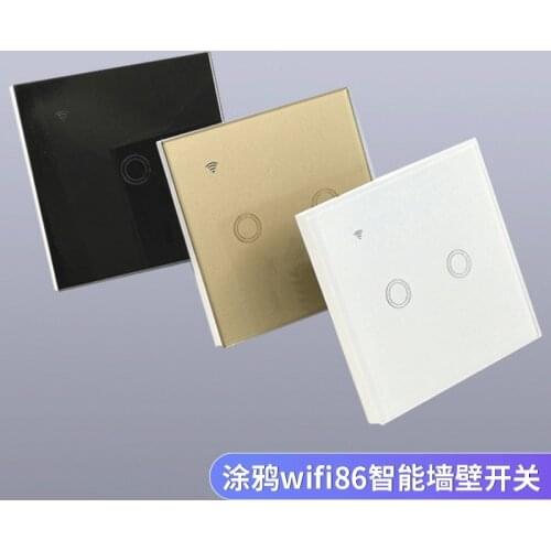 Smart Home Automation Wifi86 Smart Wall Switch Voice Control Smart Zero Fire Wire Touch Switch Smart Home Gadgets