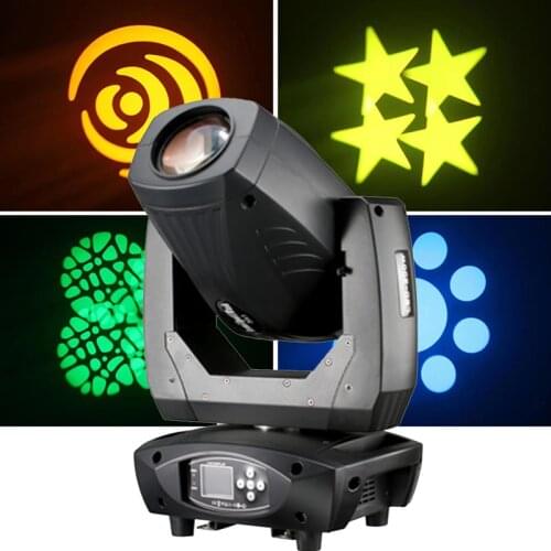 Free Shipping 200W LED Beam Spot Wash 3in1 Moving Head Light Zoom Effects Stage Lighting For Christmas Holiday DJ Disco Party