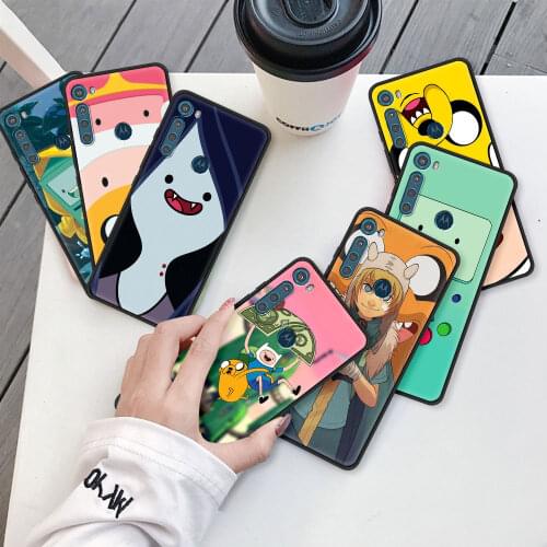 Case for Motorola Moto G9 Play G8 Power Lite One Fusion Plus Hyper G30 G10 Soft G Stylus Phone Coque Fundas Adventure Time