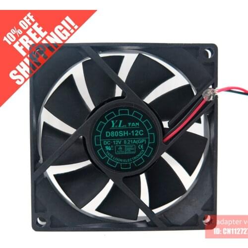 D80SH-12 NEW YATE LOON 8020 12V 8CM cooling fan