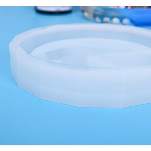 Tray Molds DIY Resin Coaster Molds Silicone Resin Tray Molds Epoxy Resin Casting Molds for DIY Casting Home Decoration A5KE