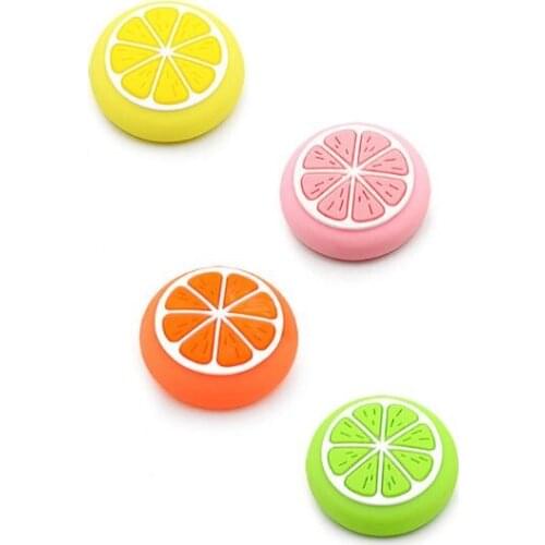 Fruite Thumb Stick Grip Cap For N intendo Switch Lite Controller Silicone Case E65A