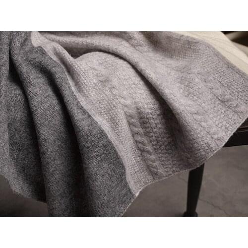 Cashmere scarves color matching thick cashmere knit shawl
